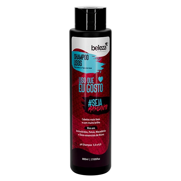 Shampoo Lisos No Liso que Eu Gosto da Beleza Marcante