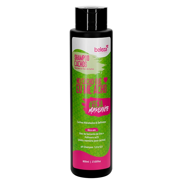 Shampoo Cachos No Cacho Que Eu Me Acho da Beleza Marcante